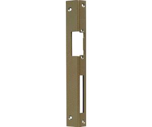 Placa de bloqueo angular de puerta ABUS WST, para puertas DIN derecha, oro martillado, D-58292 21535