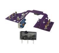 Placa de botón de microinterruptor de intercambio en caliente para placas base GPROX Superlight WeldingFree con codificadores dorados