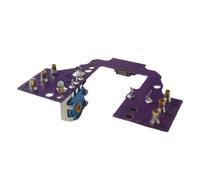Placa de botón de microinterruptor de intercambio en caliente para placas base GPROX Superlight WeldingFree con codificadores dorados