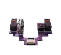Placa de botón de microinterruptor para placas base GProWireless con codificadores plateados