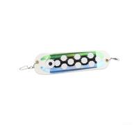 Placa de buceo con forma de salmón de 21 cm - Reflectante para señuelo flash para pesca en barco - Plástico ABS (03)