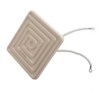 Placa de calefacción eléctrica infrarroja de 120 x 120 mm para aplicaciones de formación de vacío 400 W 500 W 650 W Rango de funcionamiento estable (120 x 120 blanco 400 W)