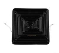 Placa de calefacción infrarroja compacta de 120 mm para un calentamiento eficiente en vacío formando múltiples opciones de potencia (120 x 120 negro 400 W)