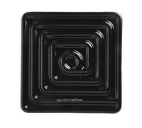Placa de calefacción radiante infrarroja de 120 x 120 mm para uso industrial de formación de vacío, 400 W, 500 W, 650 W, cobertura de calor constante (120 x 120 negro 500 W)
