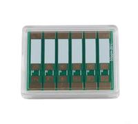 Placa de calibración de resistencia estándar de cuatro terminales con seis valores de 0,5 a 1000 miliohmios para pruebas precisas de ohmimetros en aplicaciones de laboratorio y campo, funda verde ABS