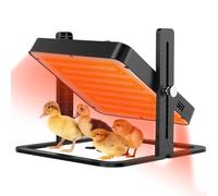 Placa de calor para pollitos con regulación de temperatura de 45 - 70 °C, 15 - 22 W, lámpara de calor para pollitos y gallinero