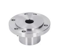 Placa de cara para torno de acero de alto contenido de manganeso, placa de cara para mandril con 6 orificios de montaje para mandriles K11 80, K72 80, K12 80, placa de brida de met (18mm)