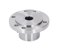 Placa de cara para torno de acero de alto contenido de manganeso, placa de cara para mandril con 6 orificios de montaje para mandriles K11 80, K72 80, K12 80, placa de brida de met (16mm)