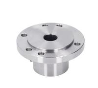 Placa de cara para torno de acero de alto contenido de manganeso, placa de cara para mandril con 6 orificios de montaje para mandriles K11 80, K72 80, K12 80, placa de brida de met (14mm)