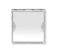 Placa de características pulsador para timbre AVE Domus 2 módulos 1P 10A blanc