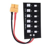 Placa de Carga LiPo, Placa adaptadora de Cargador Paralelo 1S 3,7 V 7,4 V para Blade 130 X MCP X BL UMX Beast Mig Carbon Cub Sbach 342