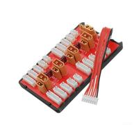 Placa de carga paralela 2 en 1 para 2-8S para paquetes de baterías con corriente de 35 A y fusible de seguridad para modelado RC (2-6S)