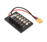 Placa de Carga Paralela LiPo, GNB27 JST PH 2.0 Placa de Carga de Batería LiPo con Línea de Cabeza de Plátano para Tiny para Whoop para Blade para Batería Inductrix