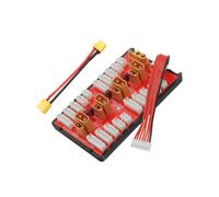 Placa de Carga Paralela XT30 XT60 2 en 1+Cable XT60 Compatible con 4 Paquetes de BateríA Lipo 2-6S para Modelos RC MulticóPtero