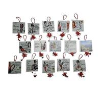 Placa de cartón de 8 x 8 cm aprox. para colgar en casa bar, altura 14 cm, frase Nápoles y todo tipo: tu envidia es mi fuerza y otras con cuernos rojos horn charms lucky portafotuna jella