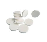 Placa de cerámica de alúmina al 99% - Hoja redonda resistente a altas temperaturas - Paquete de 10 (3,5-120 mm de diámetro, 1-10 mm de espesor)(3.5mmx1mm)