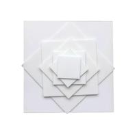 Placa de cerámica de nitruro de boro - 50x5 0/100x100 mm, 5-30 mm de espesor, excelente aislamiento eléctrico y conductividad térmica 1 pieza(50X50X5mm)