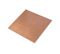 Placa de chapa de cobre puro, 1pc, 25x100mm 200x300mm Copper Sheet for Industrial Use,(0.8x100x200mm)