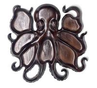 Placa de charcutería de madera para queso, carne, fruta (pulpo 2 S)