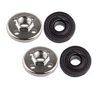 Placa de cierre de cuatro agujeros resistente para amoladoras de 100 mm HRC58+2 dureza brida tuerca presión disco agujero placa de presión