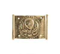 Placa De Cinturón Romana Con Cabeza Humana, Latón