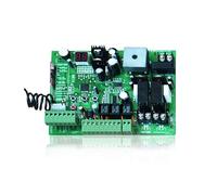 Placa de Circuito Controlador de Motor de Puerta batiente con 2 Controles remotos, Placa de Control de Motor de 24 V CC únicamente for abridores de Puertas automáticos eléctricos(Only Control Board)