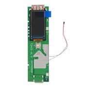 Placa de circuito de carga rápida de 22,5 W, pantalla digital, doble USB tipo C 21700, módulo de cargadores de batería, múltiples cargadores rápidos