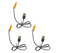 Placa de circuito de luz de llama LED, placa de circuito de lámpara de efecto de llama USB 5V, para manualidades y proyectos de decoración