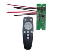 Placa de circuito de luz solar con control remoto 3.2V 3.7V cuerpo humano movimiento PIR sensor controlador para lámpara de calle solar modificación del sistema de iluminación LED 65mm (sin alambre)