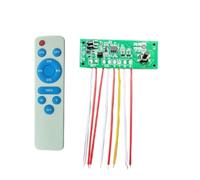 Placa de circuito de luz solar de jardín con control remoto para LED blanco y amarillo de doble color, entrada de 5 V a 6 V, compatible con batería de 3,2 V/3,7 V, fibra de vidrio P