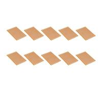 Placa de circuito de placa de prototipo de tablero de 5 x 7 cm, paquete de 10 placas de prototipo de diferentes aplicaciones, adecuadas para varios proyectos electrónicos