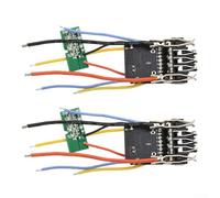 Placa de circuito de protección PCB compatible con Dewalt DCB200 20V Herramienta eléctrica Módulo de repuesto de batería Kit de montaje de batería de componente electrónico profesional, paquete de 2