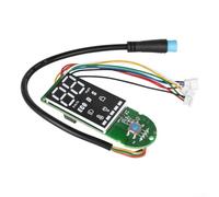 Placa de circuito de repuesto para scooter eléctrico Xiao 1S compatible con comunicación estándar con controlador principal (2 piezas negras)