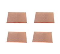Placa de circuito universal de 1,6 mm de grosor de 18 x 30 cm con agujeros grandes de 1,0 mm para una fácil inserción de componentes, 4 placas de circuito de experimentos electrónicos