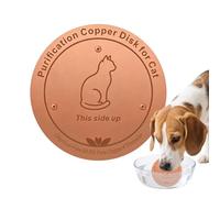Placa de cobre para baño de pájaros | Placa limpia para el cuenco de agua para perros - Disco de limpieza de agua para baño de pájaros - Para interiores y exteriores, la casa, el jardín, la terraza