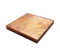 Placa de cobre Placa de chapa de cobre de varios espesores y tamaños(300x300mm,3mm 1pc)