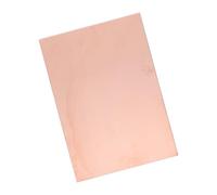 Placa de Cobre Puro 0,5mm 100x150mm para Joyería | Lámina Roja Formable, Grabable Brillo Natural, Adecuado para Modelismo, Contactos Eléctricos y Bricolaje