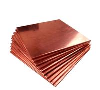 Placa de Cobre T2 Rojo - Hoja de Metal Puro Para Bricolaje - Espesor 0,5mm a 5mm - Dimensiones 5mm*60mm*100mm