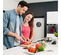 Appetito 4 Placa de cocción eléctrica 4 quemadores 6 niveles de potencia 5500 vatios acero inoxidable