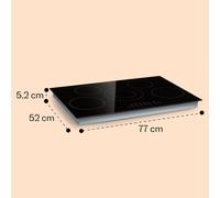 Placa de cocción empotrada Virtuosa 5 zonas 8200 W vitrocerámica Klarstein