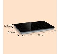 Placa de cocción empotrada Virtuosa 5 zonas 8500 W vitrocerámica Klarstein
