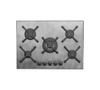 Placa de Cocción Gas Barazza 70 cm Unique 1PUN75 Acero Vintage