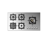 Placa de Cocción Gas Fulgor Milano 90 cm S Design FSH 905 G DWK XX Brushed Steel
