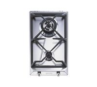 Placa de Cocción Gas Smeg 30 cm Contemporánea SRV532GH3 Acero Inoxidable