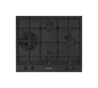 Placa de Cocción Gas Smeg 60 cm Clásica PX364LMB Negro