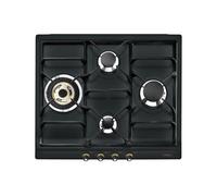 Placa de Cocción Gas Smeg 60 cm Cortina SR764AO Antracita