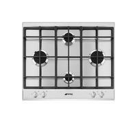 Placa de Cocción Gas Smeg 60 cm Selección P260XGH Acero Inoxidable