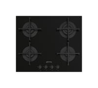 Placa de Cocción Gas Smeg 60 cm Selección PV264B Negro