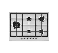 Placa de Cocción Gas Smeg 70 cm Clásica PX375L Acero Inoxidable