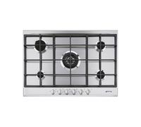 Placa de Cocción Gas Smeg 70 cm Selección P272XGH Acero Inoxidable